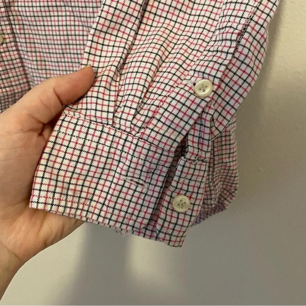 Boys Ralph Lauren Plaid Button Down Shirt Size Medium